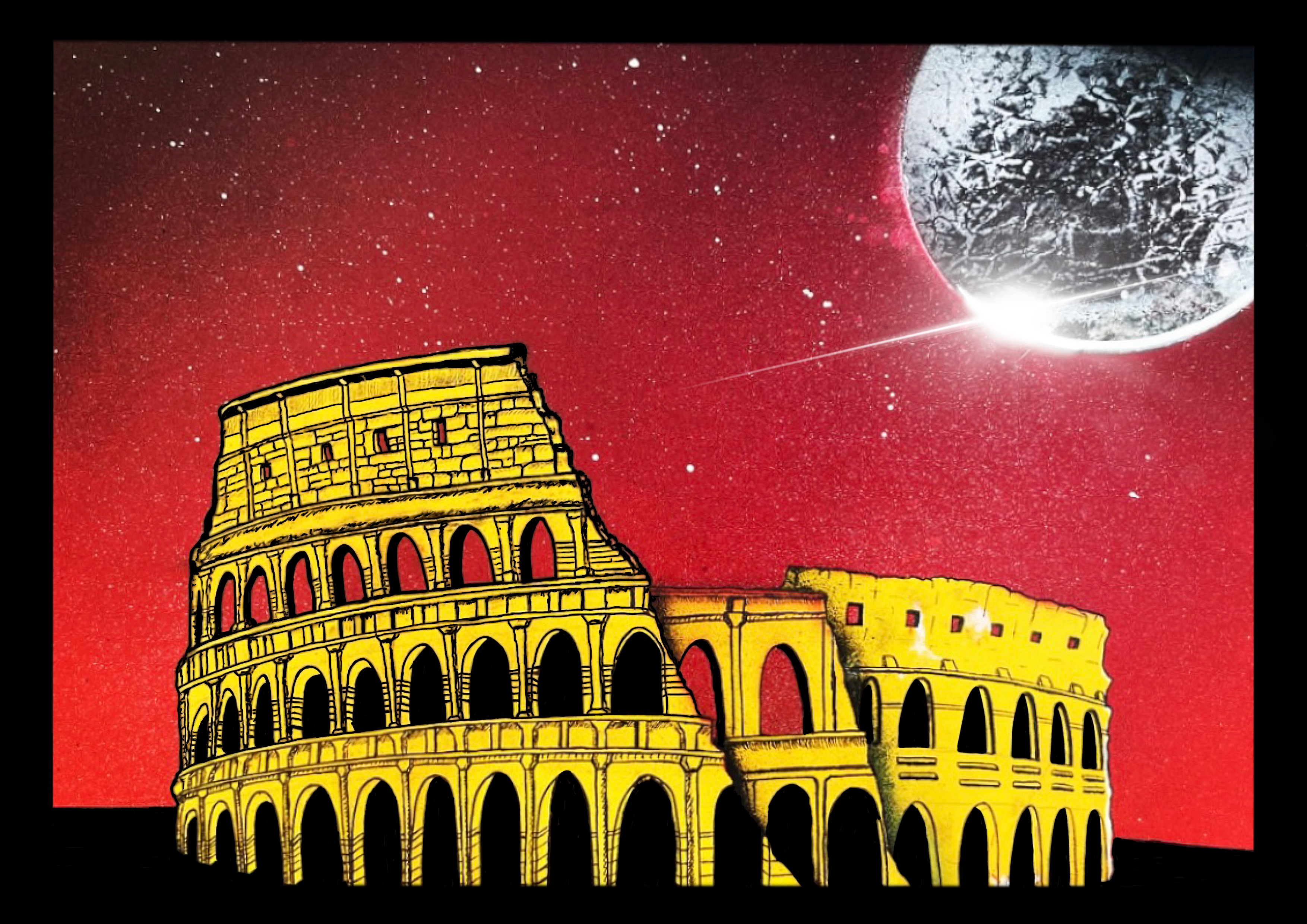 Vestige sous la Lune
